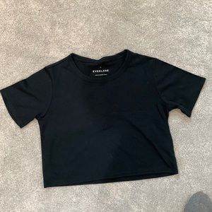 Everlane cropped cotton tee sz XXS never worn